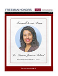 Freeman Honors Newsletter, Fall 2022 Issue by Texas Southern University, Thomas F. Freeman Honors College