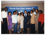 Mickey Leland with Houston Area Urban League , INC members by The Mickey Leland Papers & Collection Addendum. (Texas Southern University, 2018)