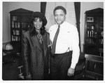Mickey Leland with Donna Summer at Press Conference by The Mickey Leland Papers & Collection Addendum. (Texas Southern University, 2018)