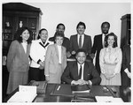 Mickey Leland with Washington Staff by The Mickey Leland Papers & Collection Addendum. (Texas Southern University, 2018)