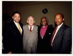 Mickey Leland with Bishop Tutu, Claude Peppers and John Lewis. by The Mickey Leland Papers & Collection Addendum. (Texas Southern University, 2018)