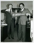 Mickey Leland with University of Houston Pennant by The Mickey Leland Papers & Collection Addendum. (Texas Southern University, 2018)