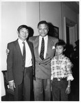 Mickey Leland with Bernard Ngo and son by The Mickey Leland Papers & Collection Addendum. (Texas Southern University, 2018)