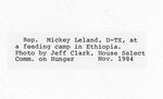 Catholic Relief Services on Ethiopian Famine ; 1984 by The Mickey Leland Papers & Collection Addendum. (Texas Southern University, 2018)