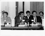 Mickey Leland Leon Panetta and others at Hunger Field Hearing in San Franciso July 2003 by The Mickey Leland Papers & Collection Addendum. (Texas Southern University, 2018)