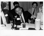 Mickey Leland Leon Panetta and others at Hunger Field Hearing in San Franciso July 2004 by The Mickey Leland Papers & Collection Addendum. (Texas Southern University, 2018)