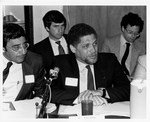 Mickey Leland Leon Panetta and others at Hunger Field Hearing in San Franciso July 2005 by The Mickey Leland Papers & Collection Addendum. (Texas Southern University, 2018)