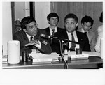 Mickey Leland Leon Panetta and others at Hunger Field Hearing in San Franciso July 2007 by The Mickey Leland Papers & Collection Addendum. (Texas Southern University, 2018)