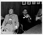 Mickey Leland Leon Panetta and others at Hunger Field Hearing in San Franciso July 2030 by The Mickey Leland Papers & Collection Addendum. (Texas Southern University, 2018)
