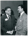 Mickey Leland with Ron Brown after Brown's Election by The Mickey Leland Papers & Collection Addendum. (Texas Southern University, 2018)